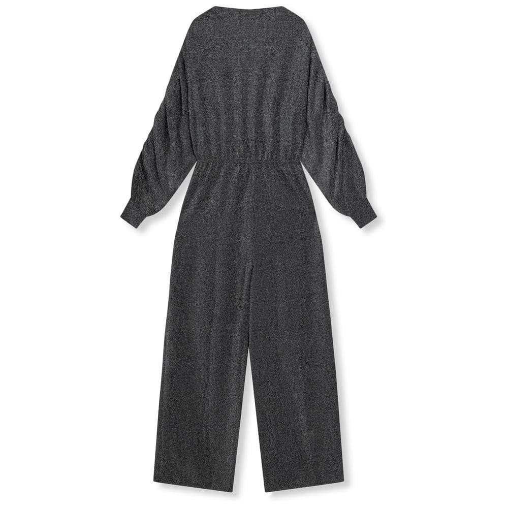Ladies Glitter Jumpsuit ALYSSA Zilver KL Ladies Glitter Jumpsuit ALYSSA Zilver KL