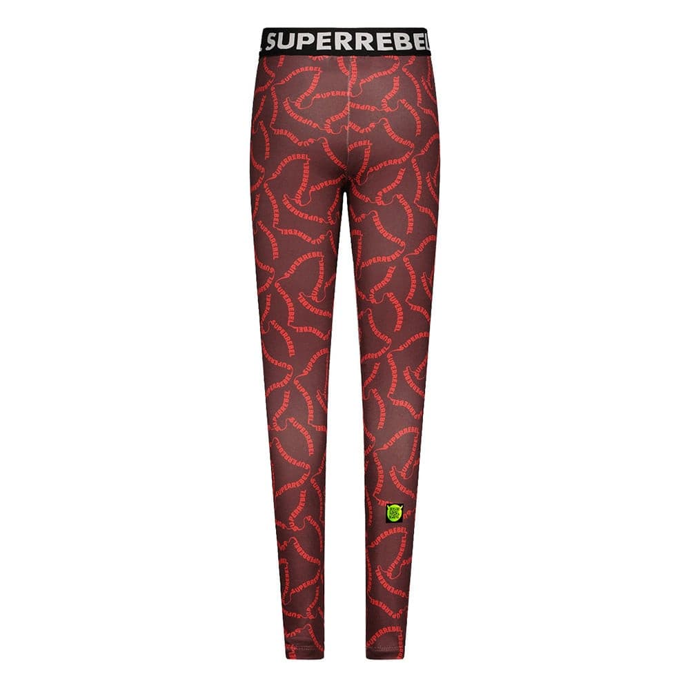 Spunk Legging All Over Print Rood KL Spunk Legging All Over Print Rood KL