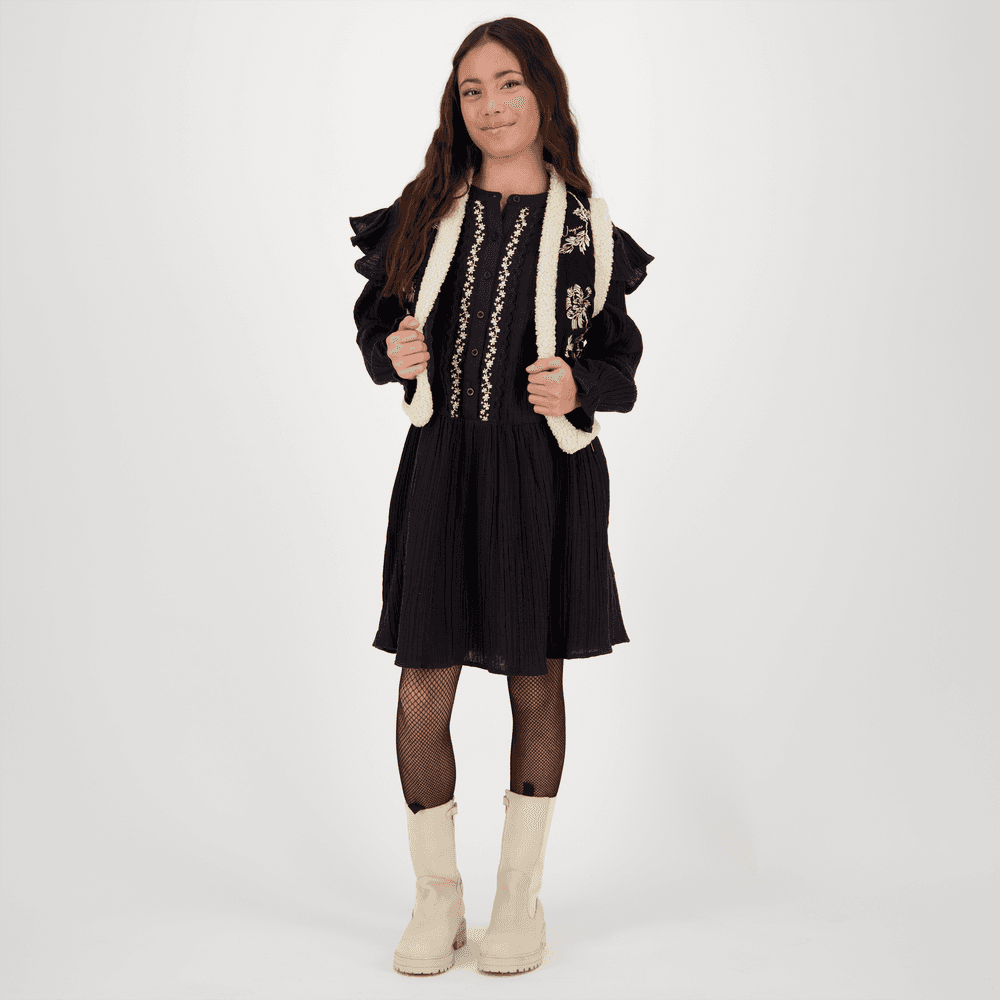 Pinar Girls Dress Zwart KL Pinar Girls Dress Zwart KL