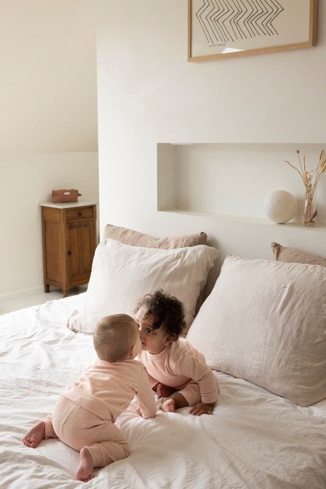 Pyjama Wafel Basic Roze KL Pyjama Wafel Basic Roze KL