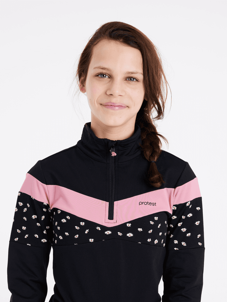 Cedark JR 1/4 Zip Top Zwart KL Cedark JR 1/4 Zip Top Zwart KL