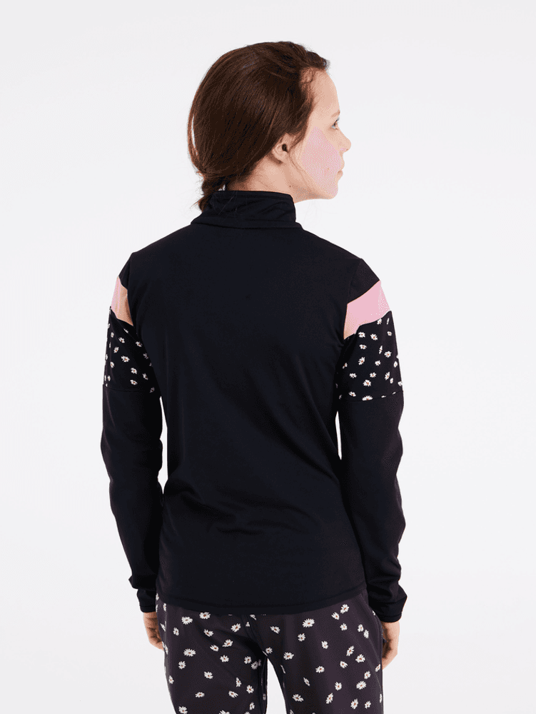 Cedark JR 1/4 Zip Top Zwart KL Cedark JR 1/4 Zip Top Zwart KL