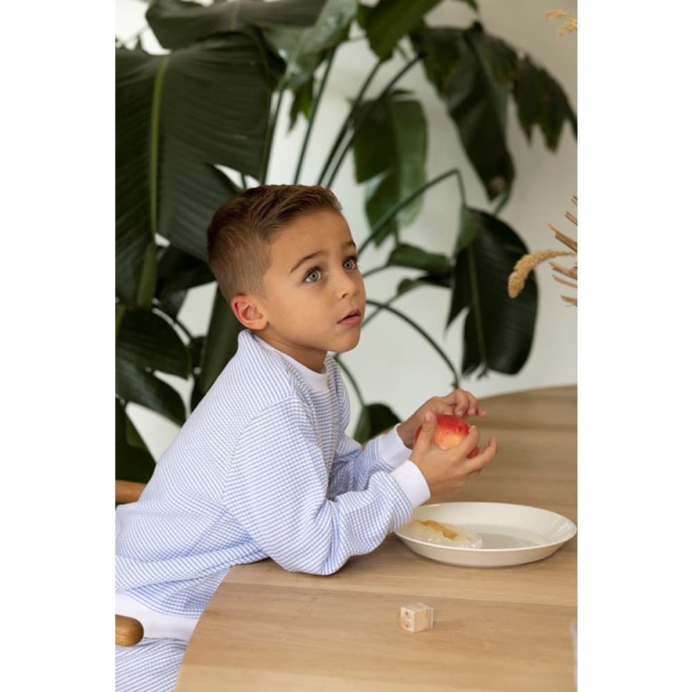 Pyjama Wafel Basic Blauw KL Pyjama Wafel Basic Blauw KL