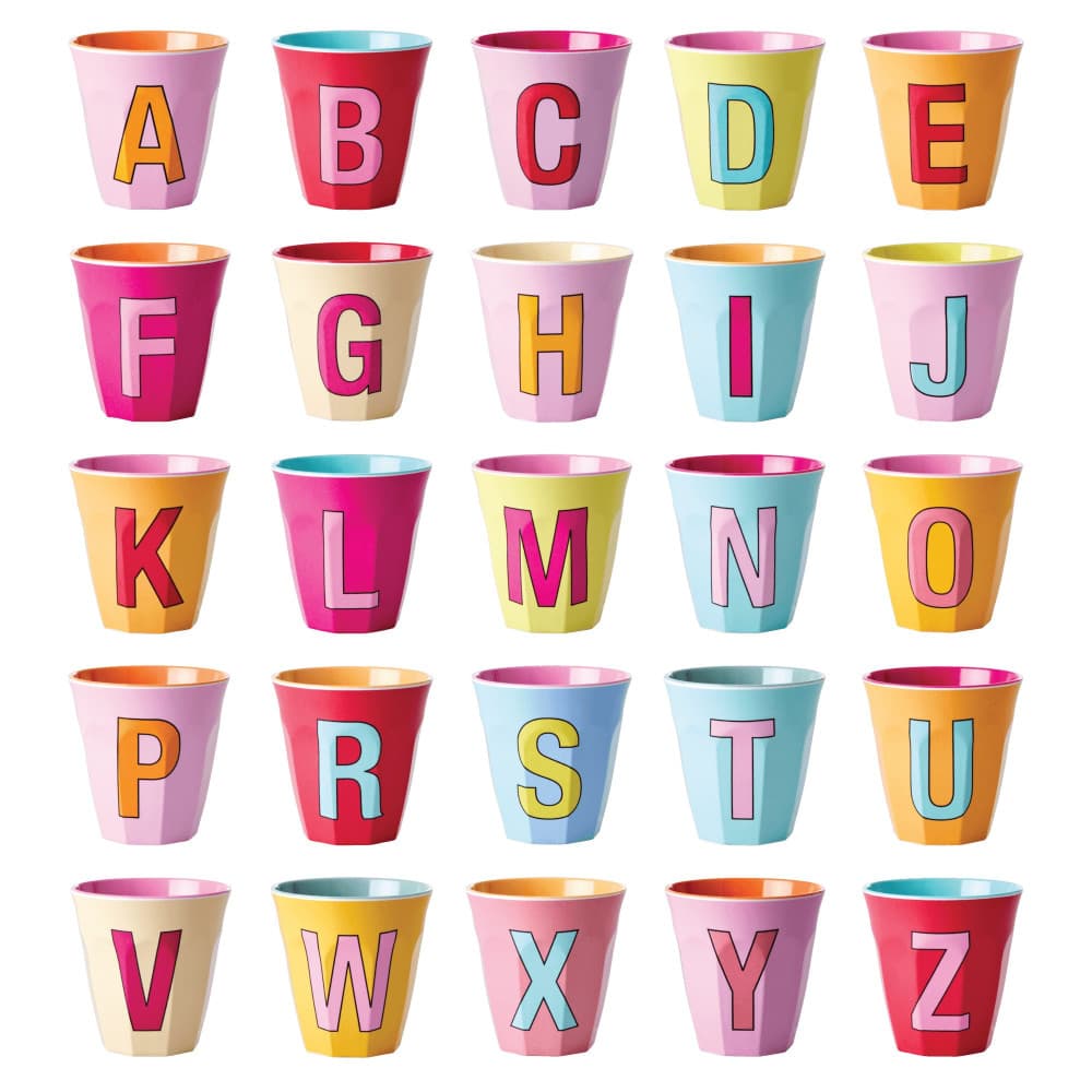 Melamine Full Alphabet C Roze KL Melamine Full Alphabet C Roze KL