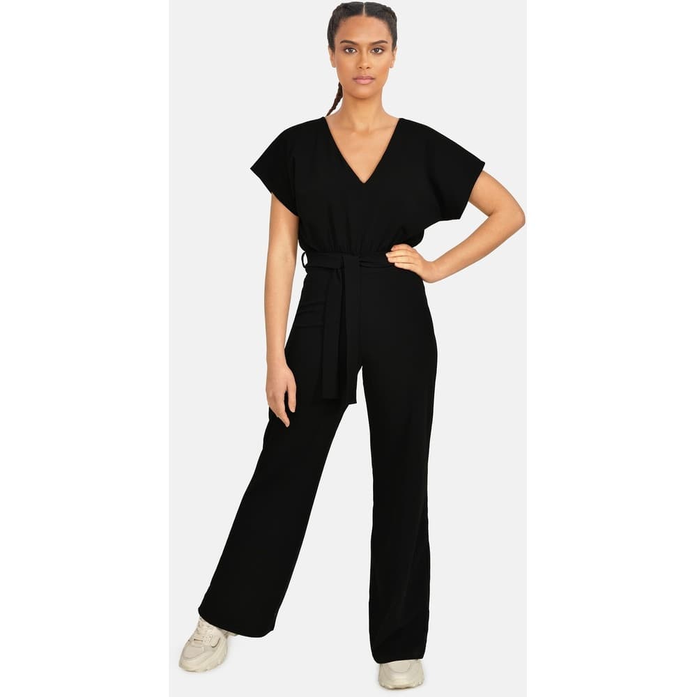 Girl Jumpsuit Solid Zwart Girl Jumpsuit Solid Zwart