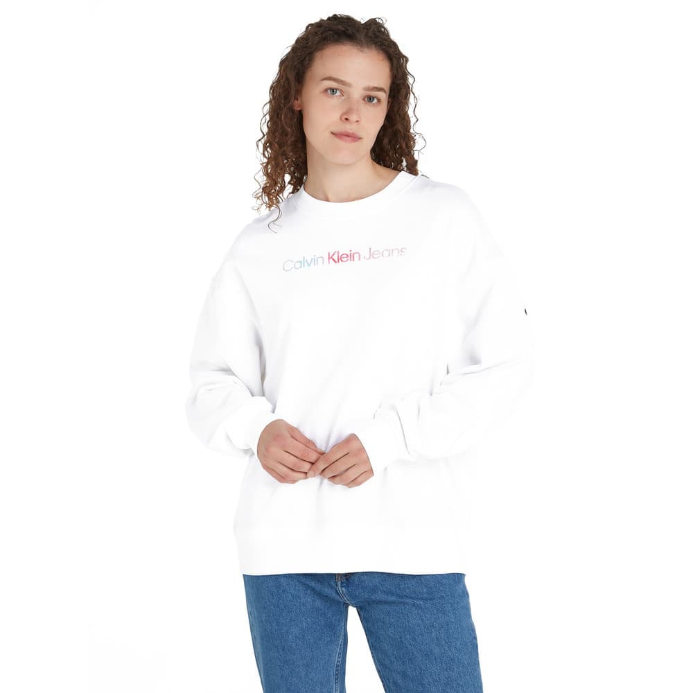 Diffused graphic crewneck Wit KL Diffused graphic crewneck Wit KL