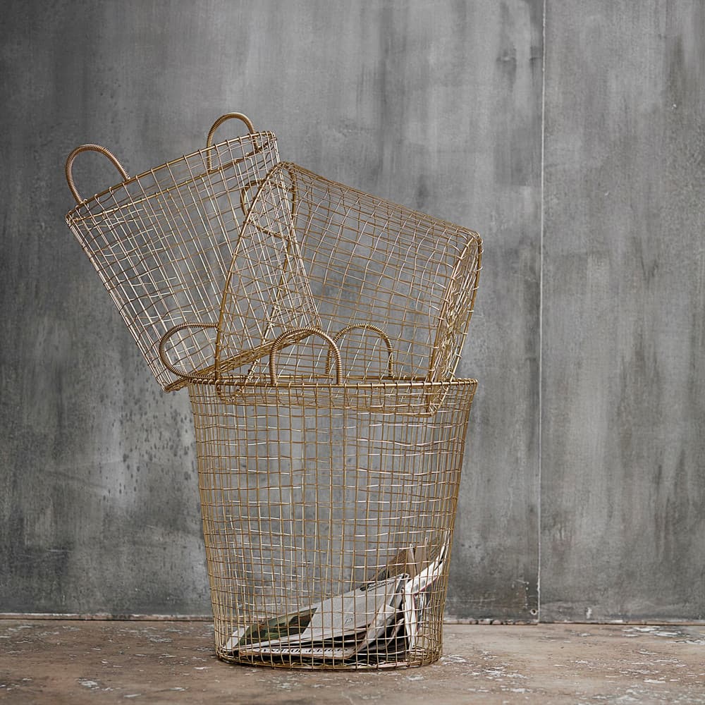 Wire mand Goud Wire mand Goud