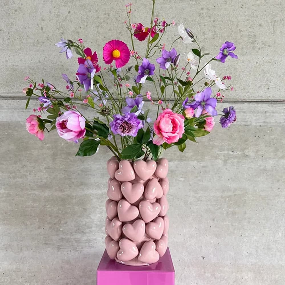 Vaas All You Need Is Love Roze Vaas All You Need Is Love Roze