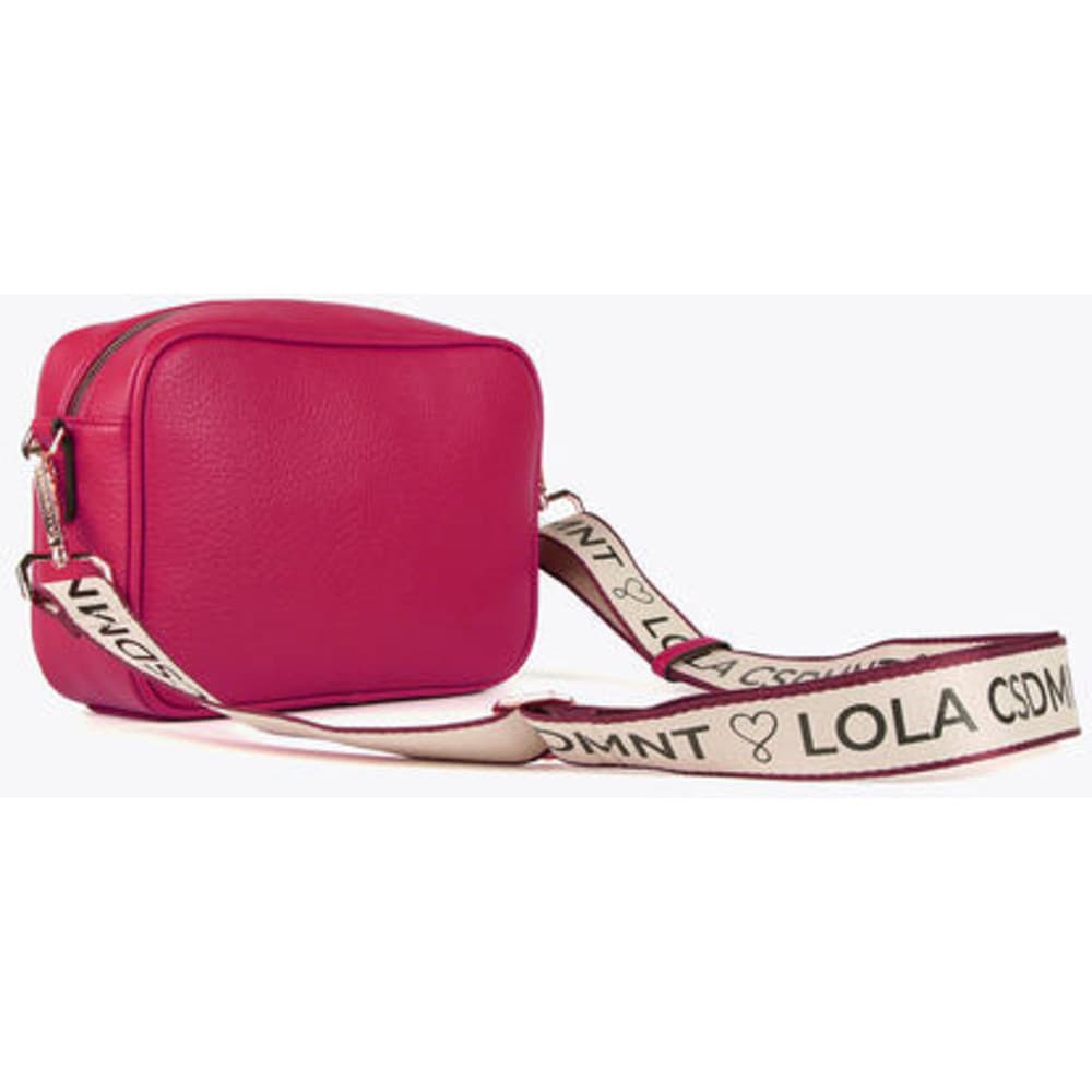 Schoudertas Met Gestanst Monogram Roze Schoudertas Met Gestanst Monogram Roze