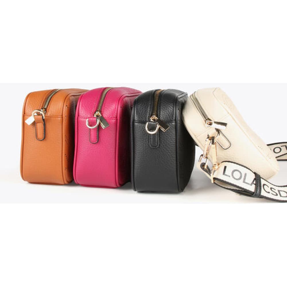 Schoudertas Met Gestanst Monogram Roze Schoudertas Met Gestanst Monogram Roze