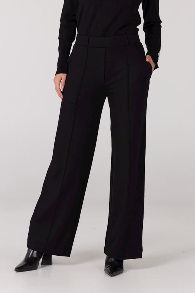 Aleid hv404 wide pants Zwart 1 Aleid hv404 wide pants Zwart 1