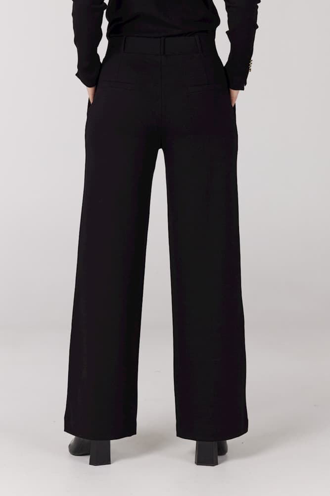 Aleid hv404 wide pants Zwart 1 Aleid hv404 wide pants Zwart 1