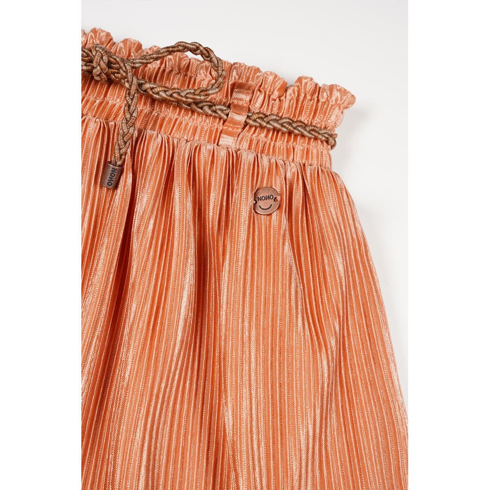 Nele Plissee Skirt Oranje Nele Plissee Skirt Oranje
