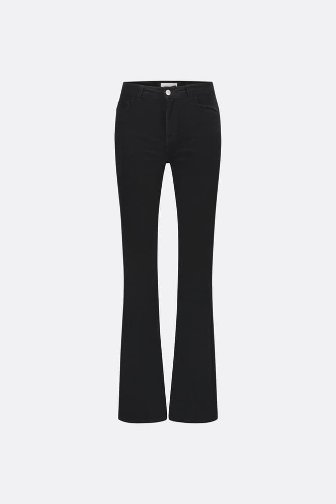 Eva Flare Trousers Zwart 1 Eva Flare Trousers Zwart 1