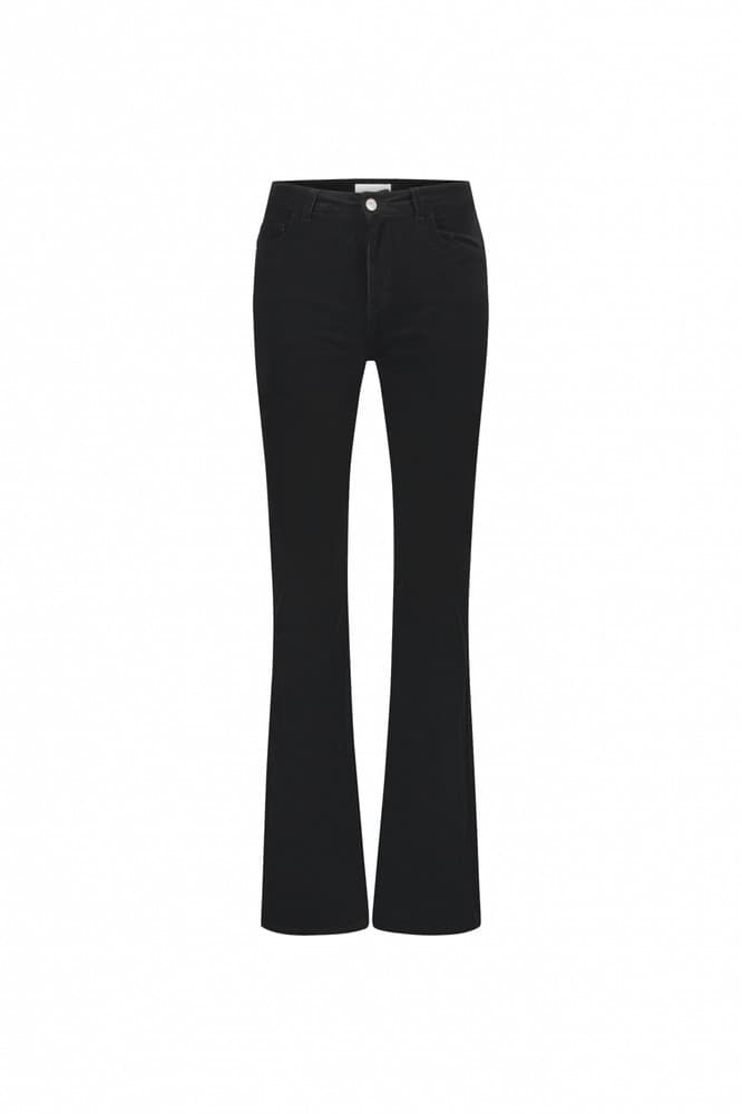 Eva Flare Trousers Zwart 1 Eva Flare Trousers Zwart 1