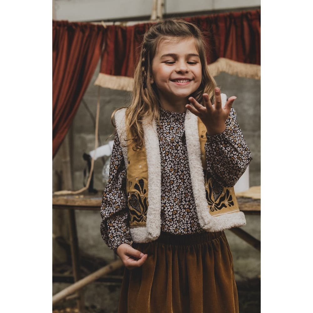 Little boho gilet Geel Little boho gilet Geel