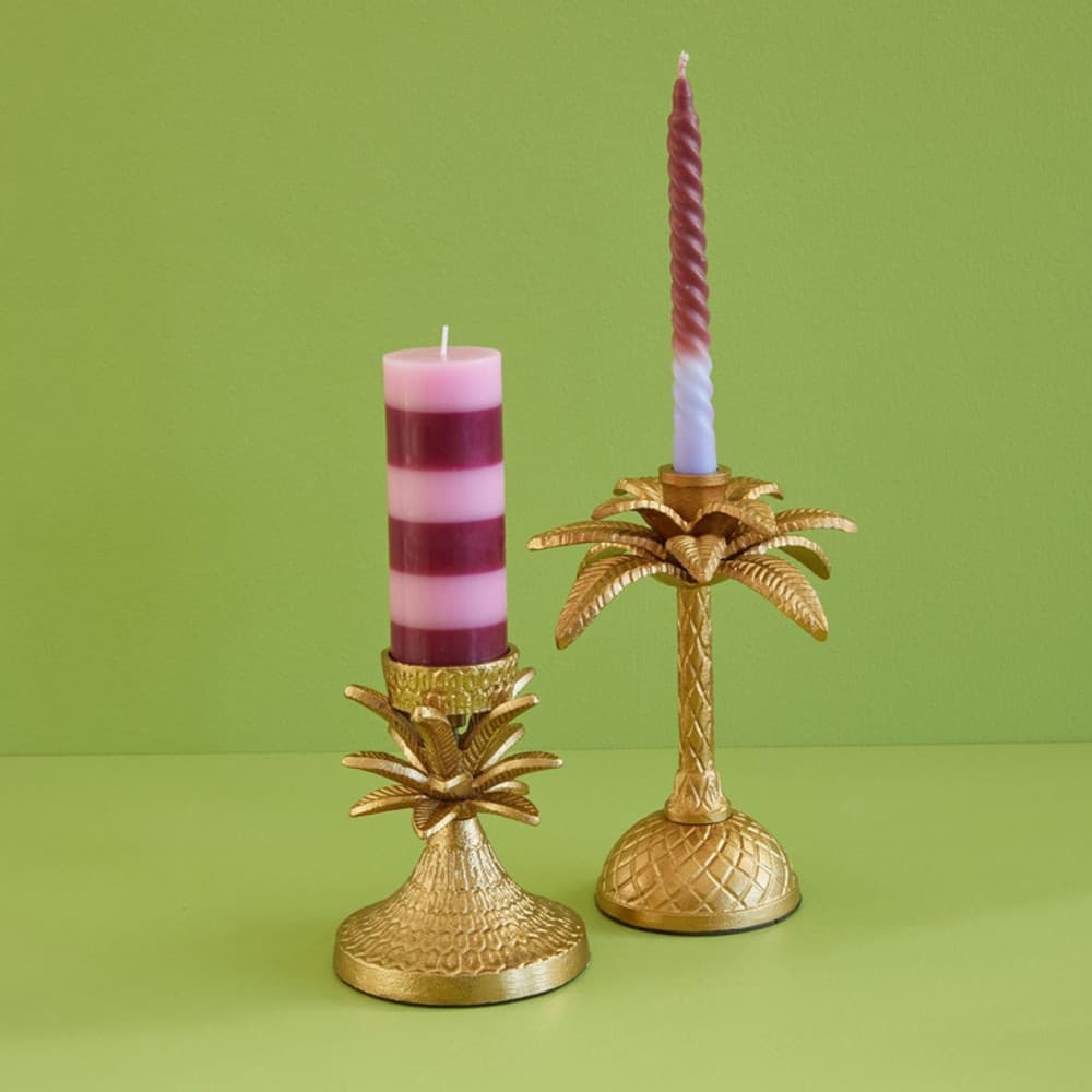 Kandelaar Palmboom Goud Kandelaar Palmboom Goud