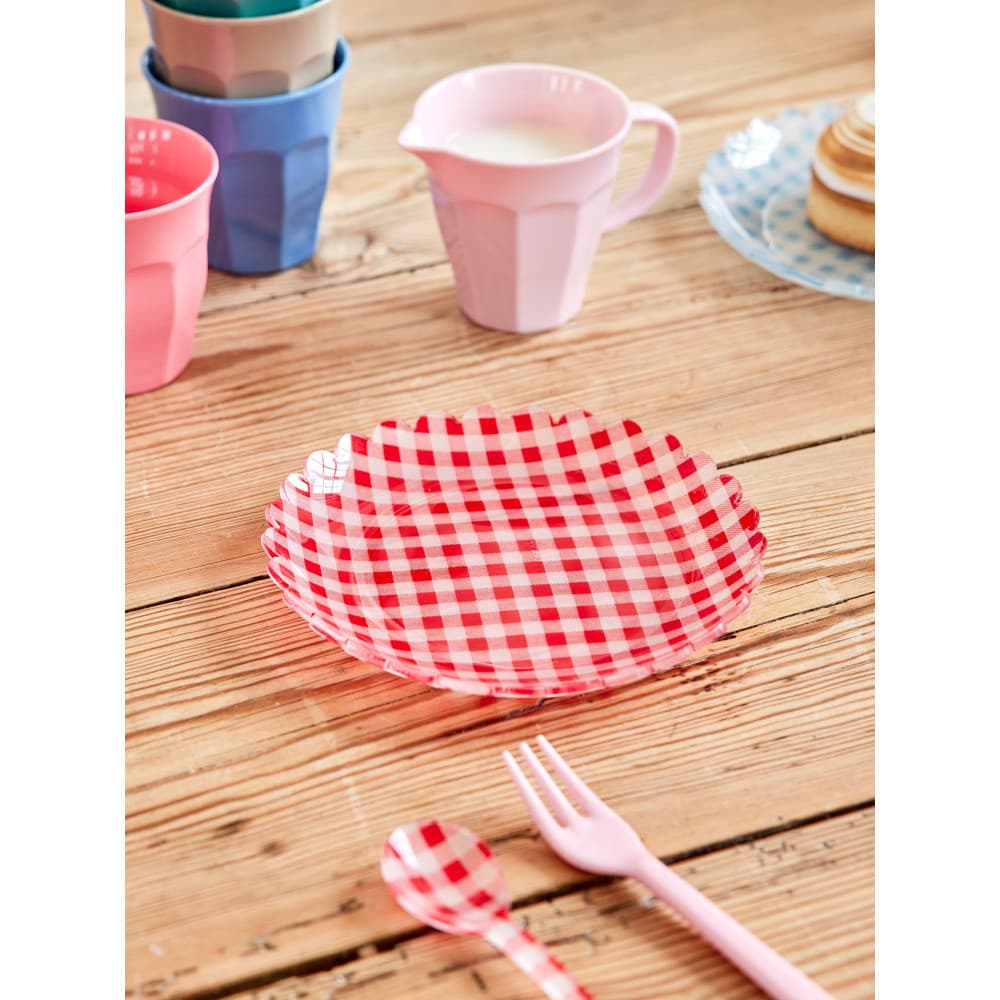 Cake Plate With Red Rood Cake Plate With Red Rood