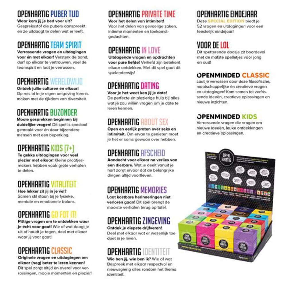 Openhartig About Sex Kaartspel Roze Openhartig About Sex Kaartspel Roze
