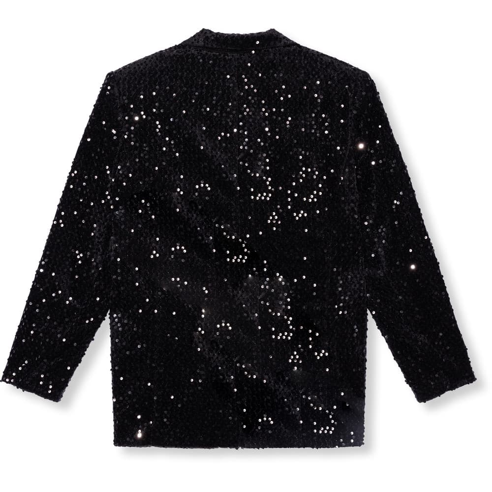 Ladies Knitted Oversized Blazer Bodi Zwart 1 Ladies Knitted Oversized Blazer Bodi Zwart 1