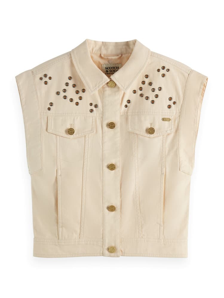 Sleeveless festival gilet Off White Sleeveless festival gilet Off White