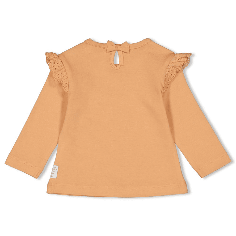 Longsleeve - Flower Field Oranje Longsleeve - Flower Field Oranje