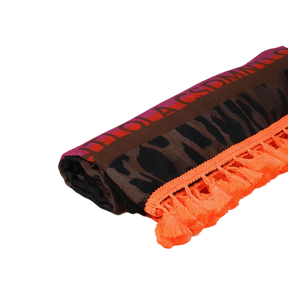 Strand laken leopardprint Zwart 1 Strand laken leopardprint Zwart 1