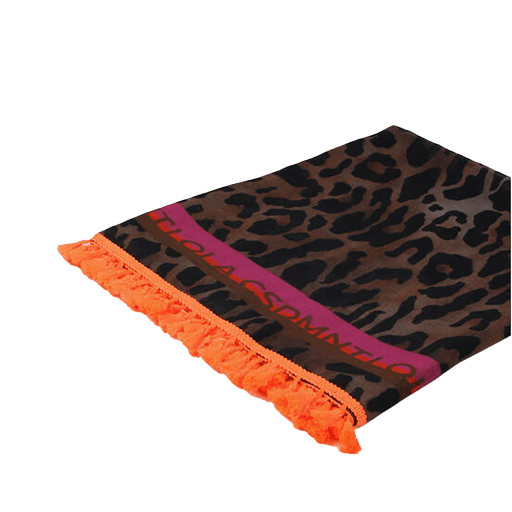 Strand laken leopardprint Zwart 1 Strand laken leopardprint Zwart 1