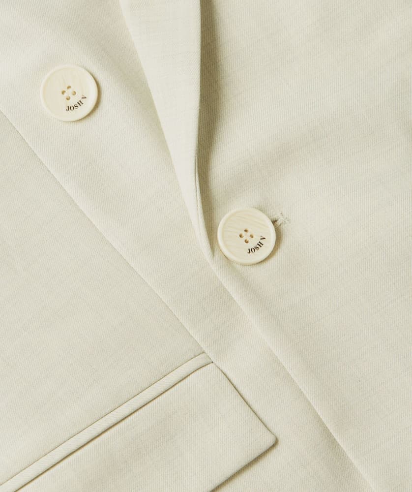 ISE straight fit blazer with strap Beige ISE straight fit blazer with strap Beige