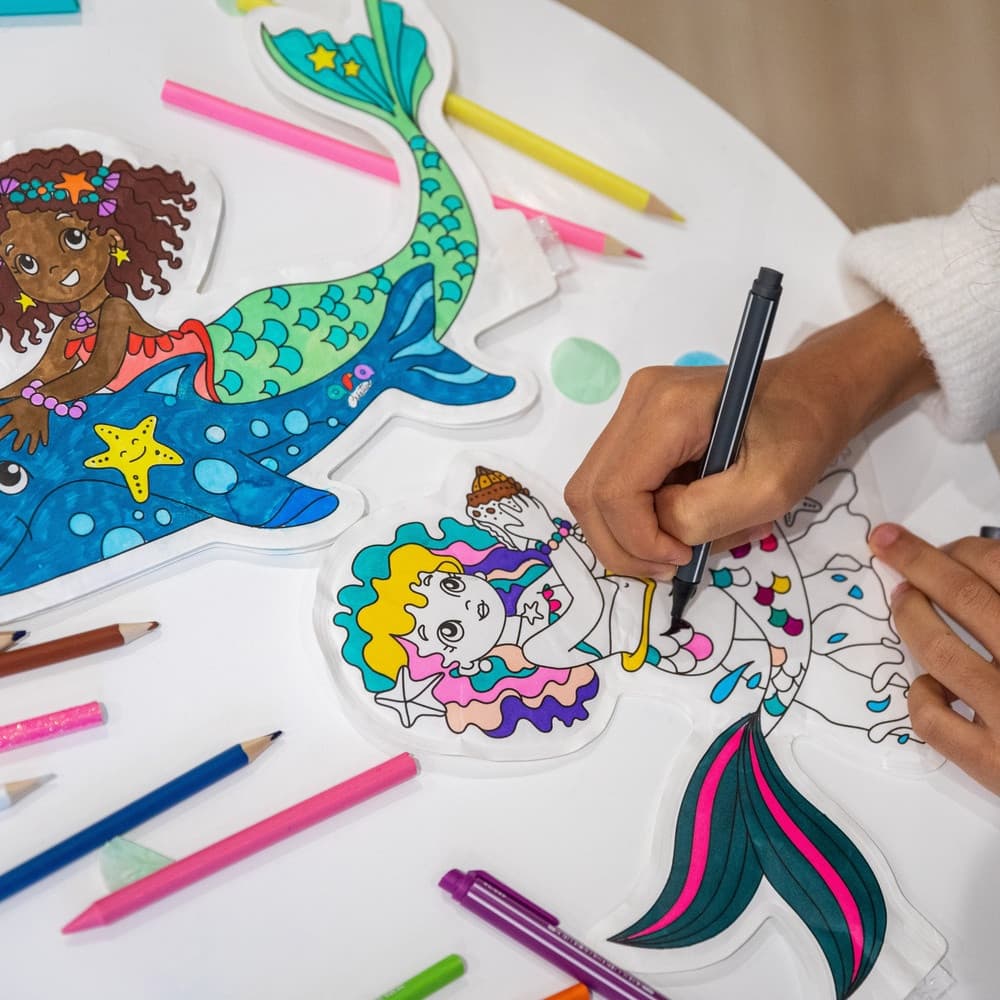 Opblaasbare Kleurplaat Zeemeerminnen Multi Opblaasbare Kleurplaat Zeemeerminnen Multi