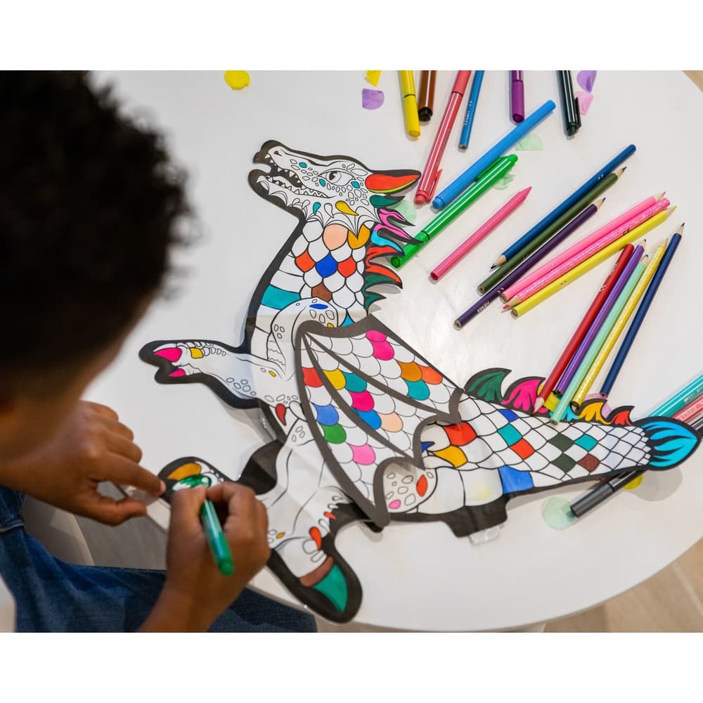 Opblaasbare Kleurplaat Draak XL Multi Opblaasbare Kleurplaat Draak XL Multi