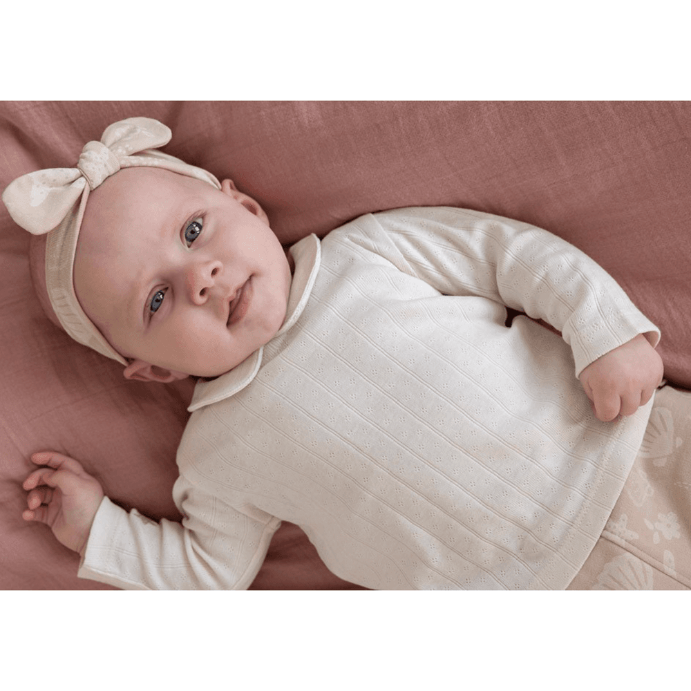 Longsleeve pointelle rib - Starfish Wishes Off White Longsleeve pointelle rib - Starfish Wishes Off White