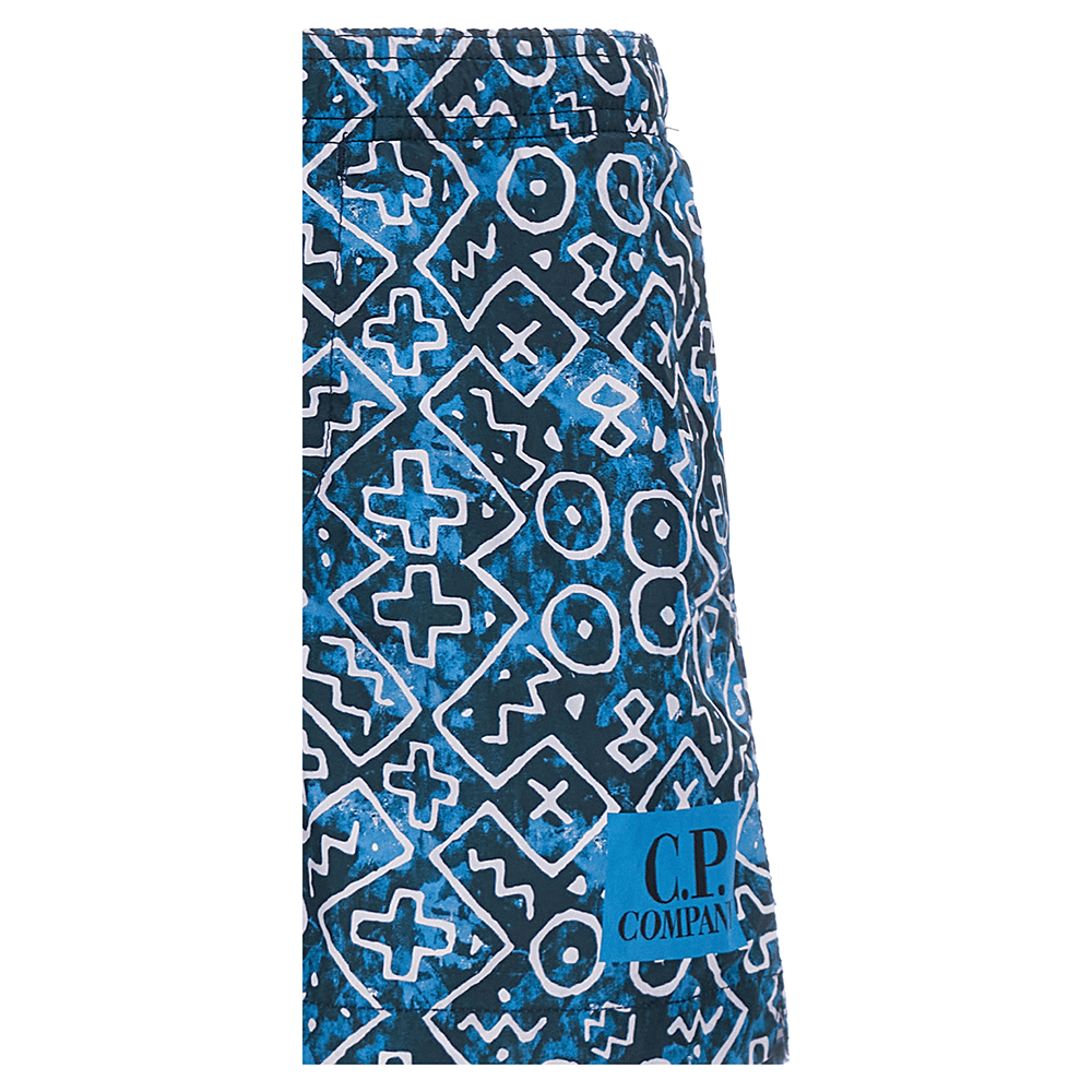 Swim Short CN Alloverprint Donker Blauw Swim Short CN Alloverprint Donker Blauw
