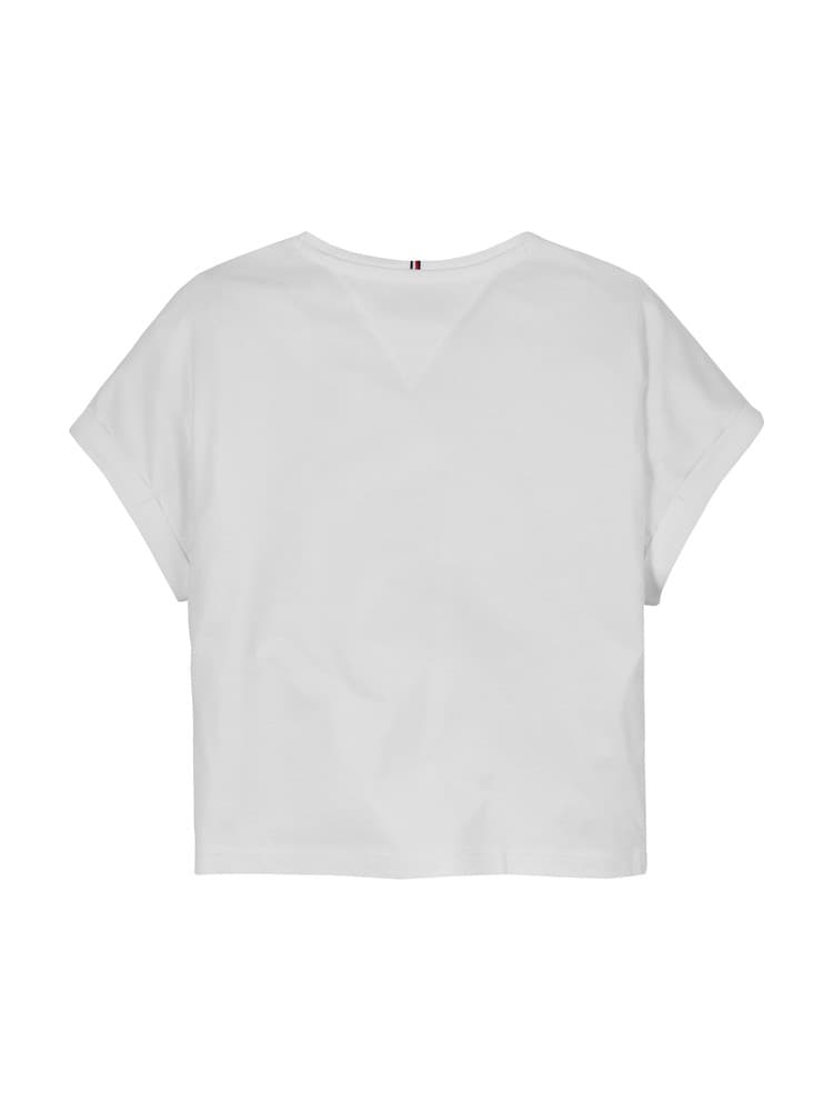 HILFIGER SEQUINS FLAG TEE Wit 1 HILFIGER SEQUINS FLAG TEE Wit 1