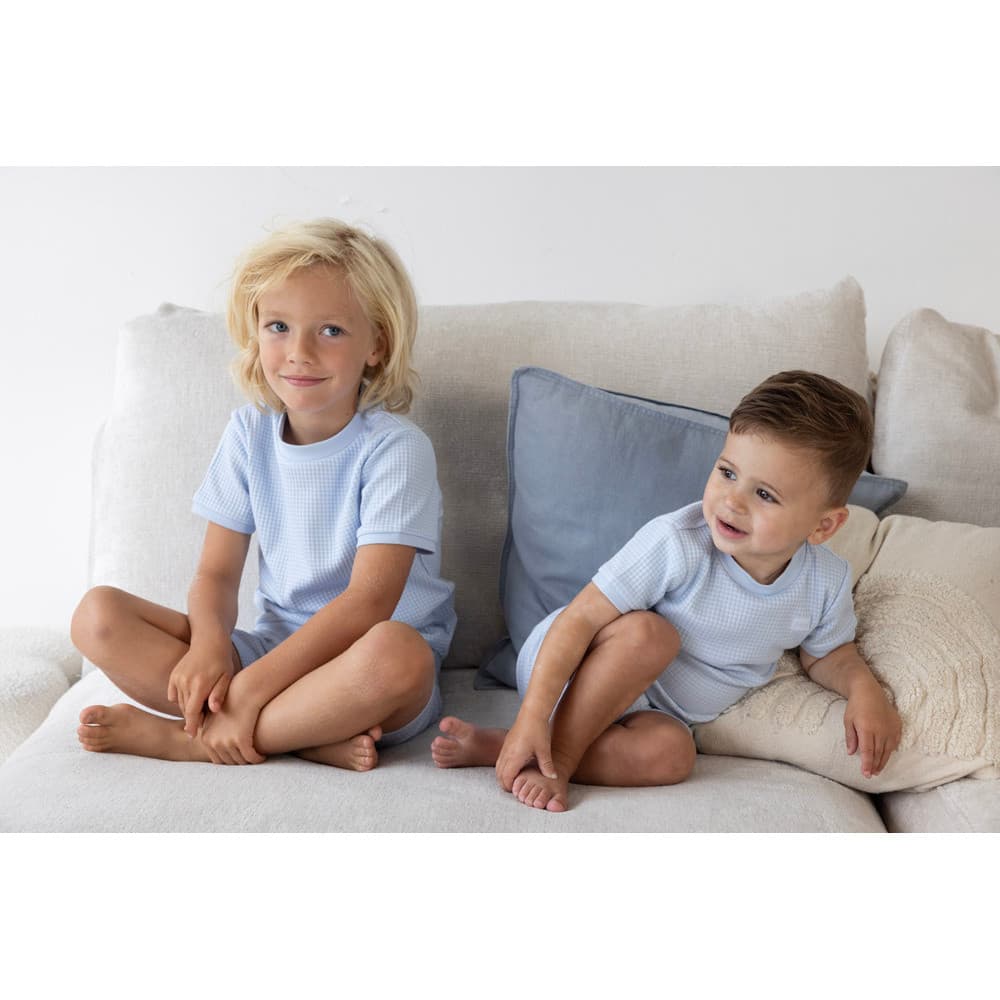 Shortama wafel Summer Special Licht Blauw Shortama wafel Summer Special Licht Blauw