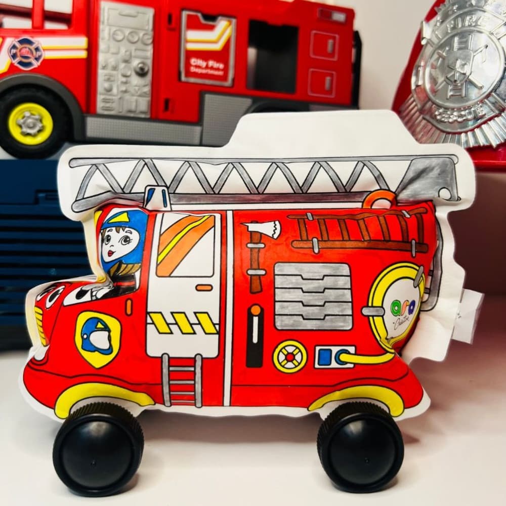 Opblaasbare Kleurplaat Brandweer en Politie Multi Opblaasbare Kleurplaat Brandweer en Politie Multi