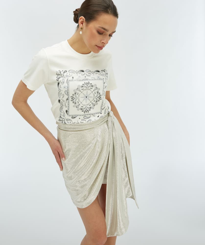 DORIE BANDANA T-shirt Off White DORIE BANDANA T-shirt Off White