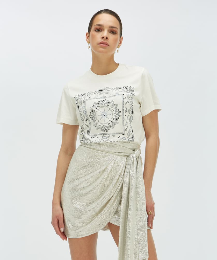 DORIE BANDANA T-shirt Off White DORIE BANDANA T-shirt Off White