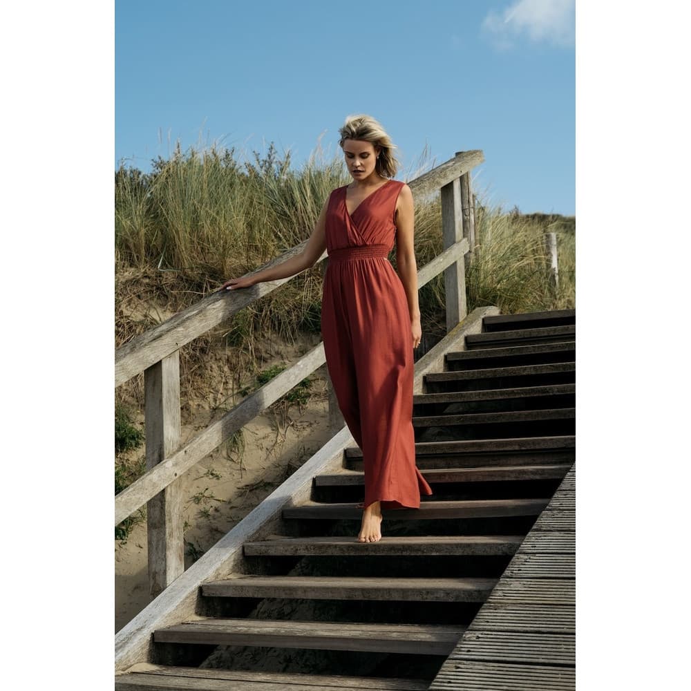 Noi Jumpsuit Rood Noi Jumpsuit Rood