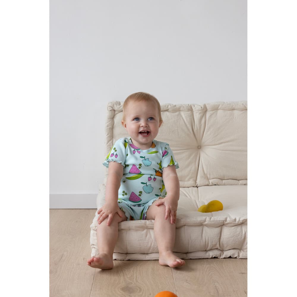 Premium Summerwear Femmy Fruit Licht Blauw Premium Summerwear Femmy Fruit Licht Blauw