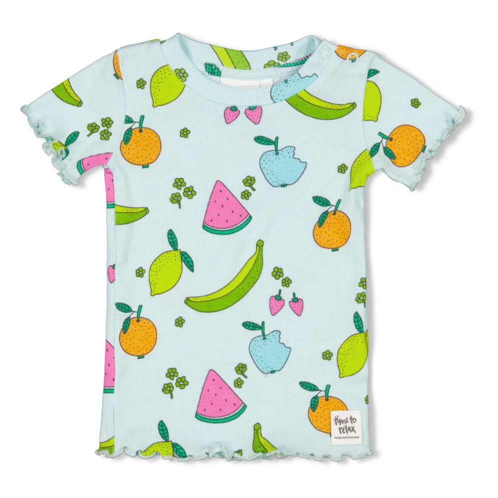 Premium Summerwear Femmy Fruit Licht Blauw Premium Summerwear Femmy Fruit Licht Blauw