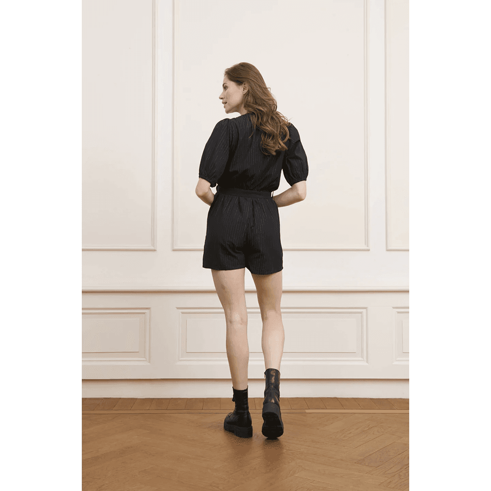 Playsuit Khelani Zwart 1 Playsuit Khelani Zwart 1