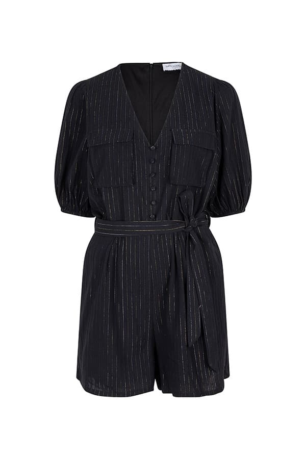 Playsuit Khelani Zwart 1 Playsuit Khelani Zwart 1