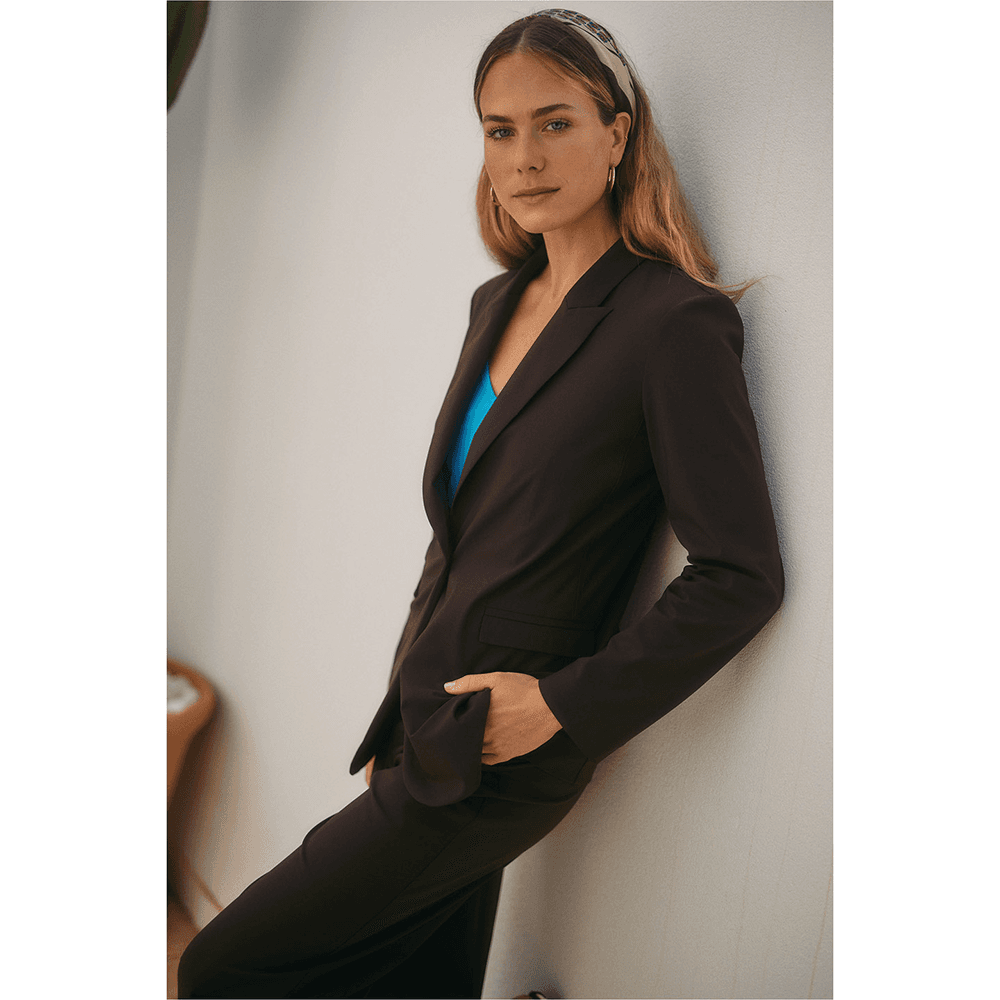 Fran blazer espresso Bruin 1 Fran blazer espresso Bruin 1