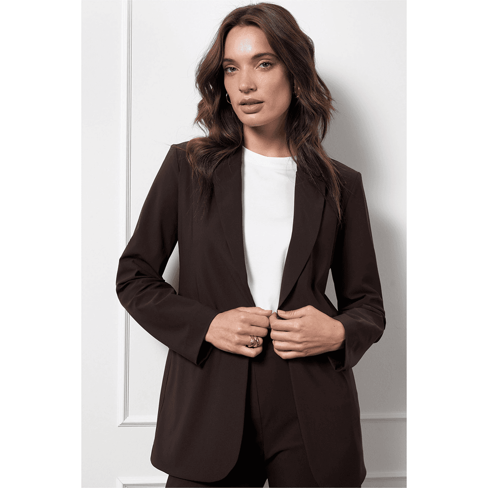 Fran blazer espresso Bruin 1 Fran blazer espresso Bruin 1