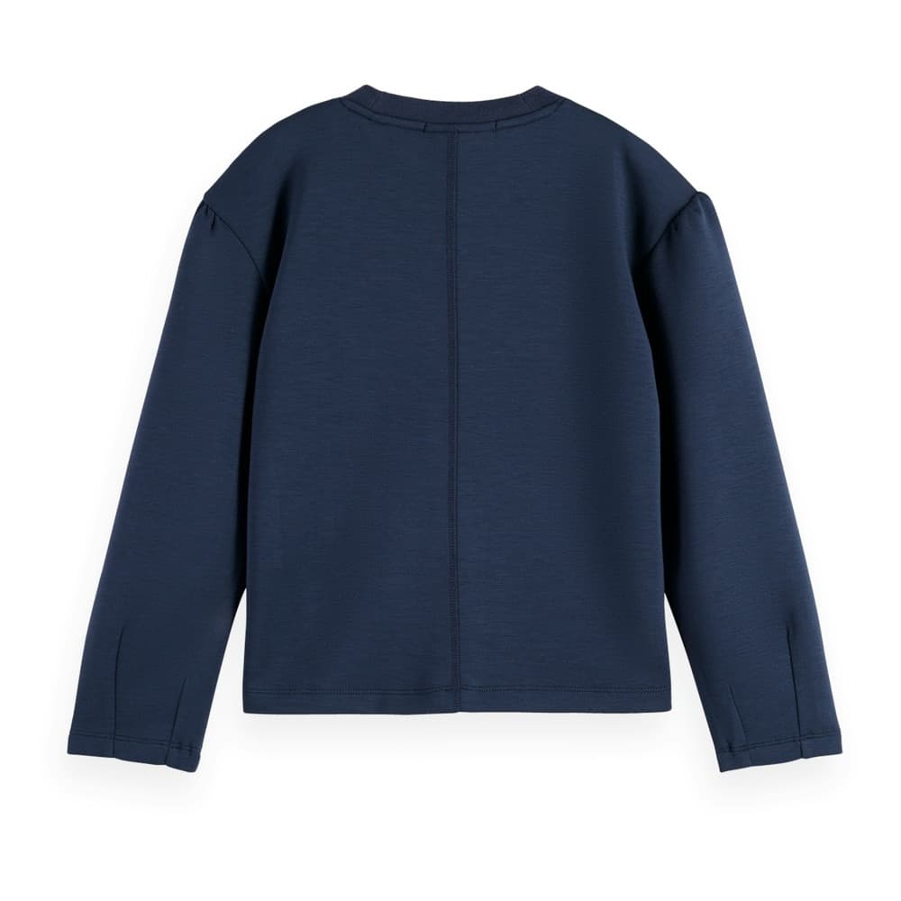 CORE - Relaxed-fit modal-blend crewneck sweatshirt Donker Blauw CORE - Relaxed-fit modal-blend crewneck sweatshirt Donker Blauw