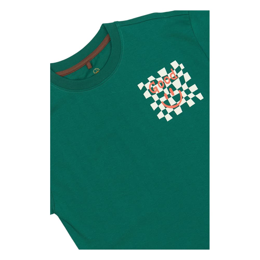 Piero Tee Chestprint Groen Piero Tee Chestprint Groen