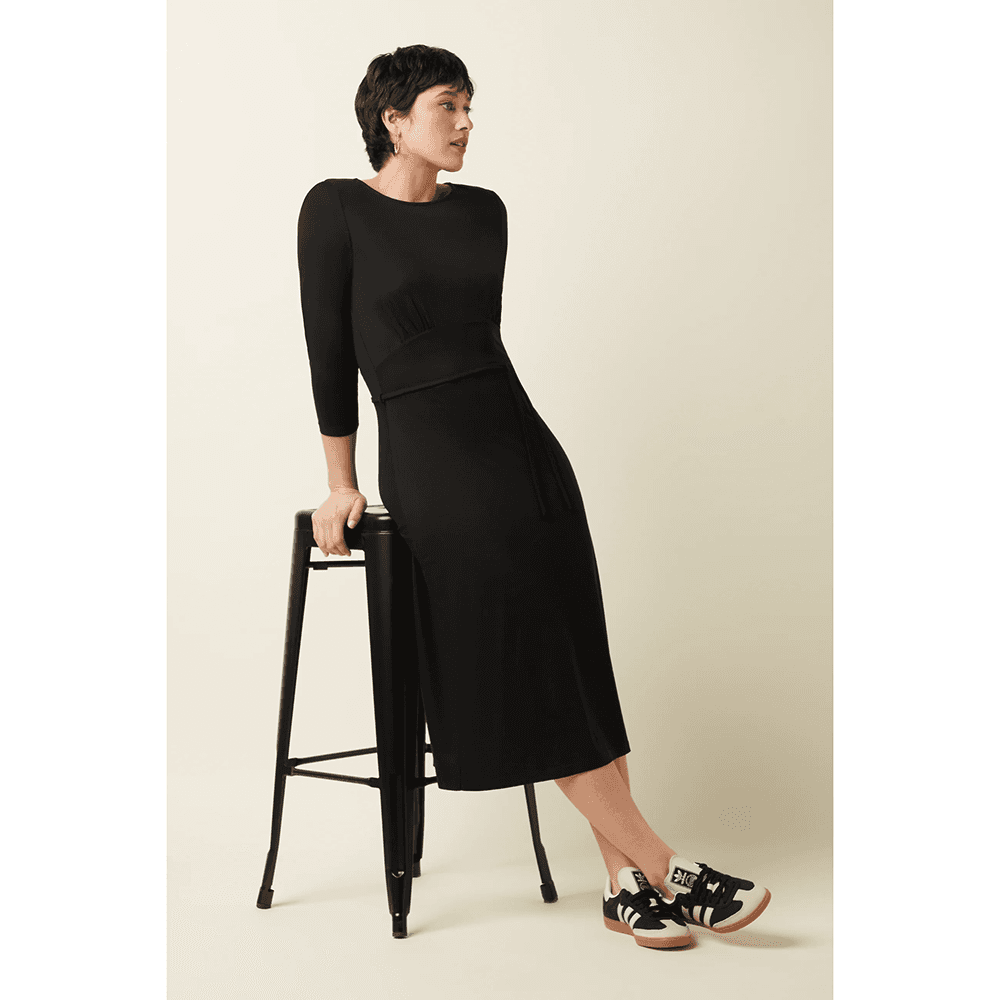 Peggy Dress Viscose Classic Zwart 1 Peggy Dress Viscose Classic Zwart 1