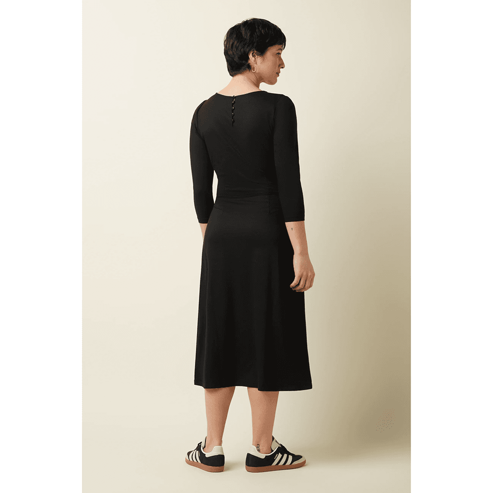 Peggy Dress Viscose Classic Zwart 1 Peggy Dress Viscose Classic Zwart 1