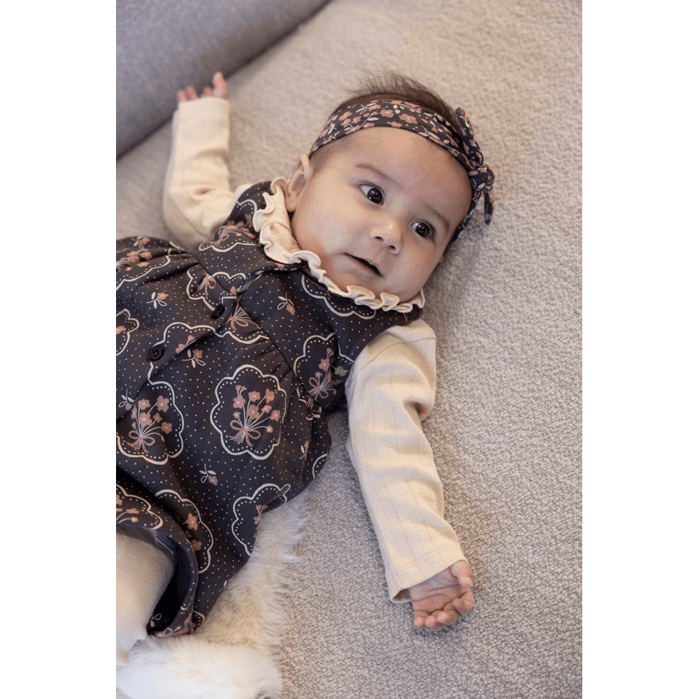 Longsleeve pointelle rib - Woodland Bloom Off White Longsleeve pointelle rib - Woodland Bloom Off White